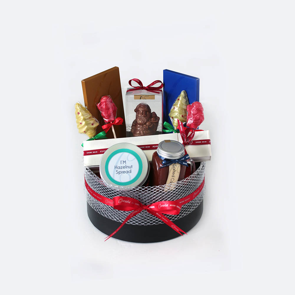 Christmas Small Round - Black Hamper - Cocosia